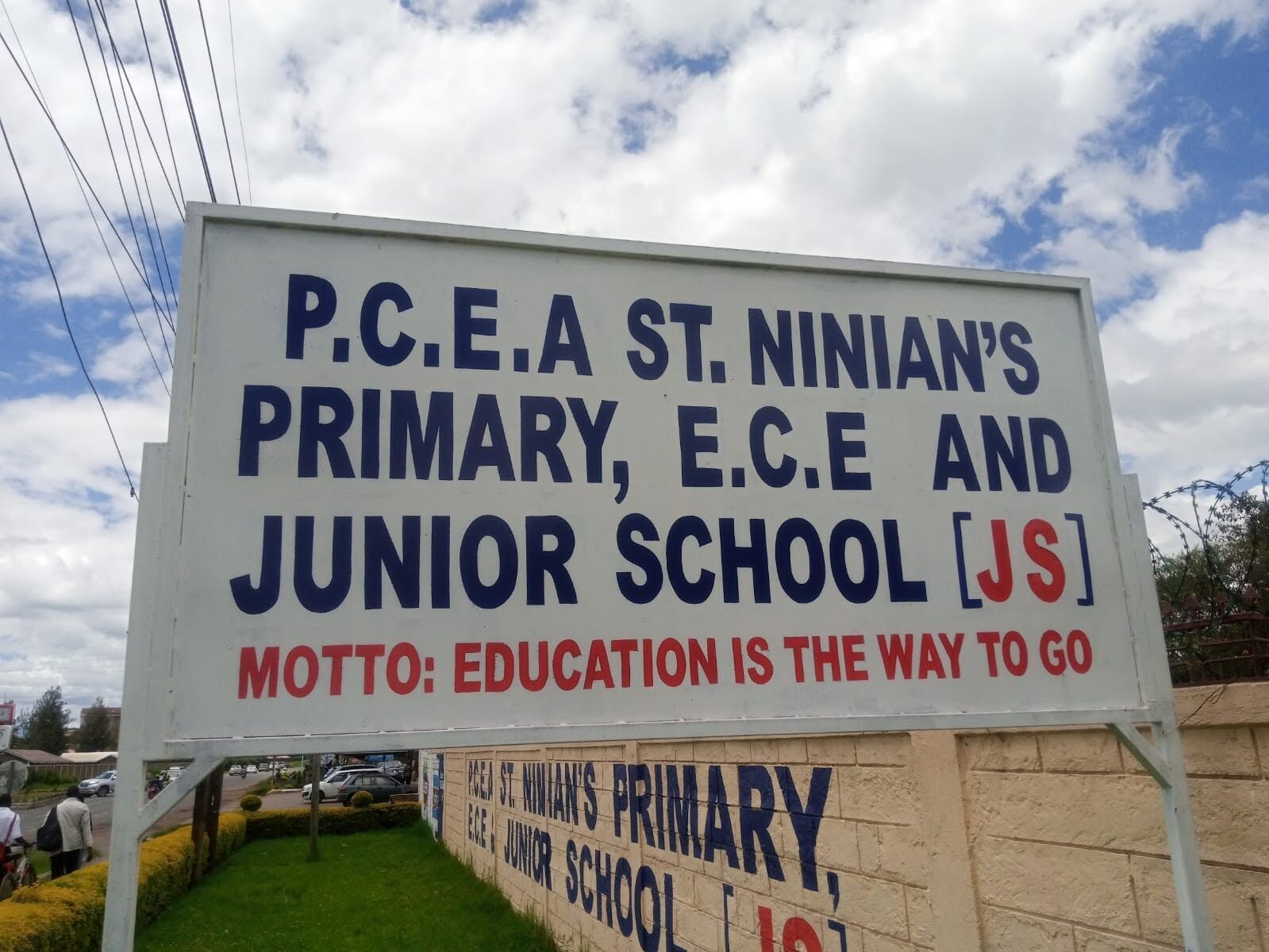 Official School Gate & Signage